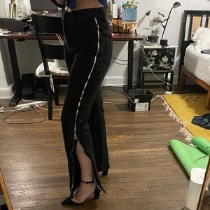 Side Zip Berksha Jeans